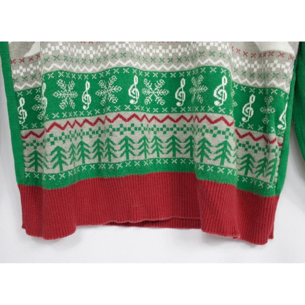The Beatles Abbey Road Ugly Christmas Sweater Music‎ Fun Holiday Size Medium